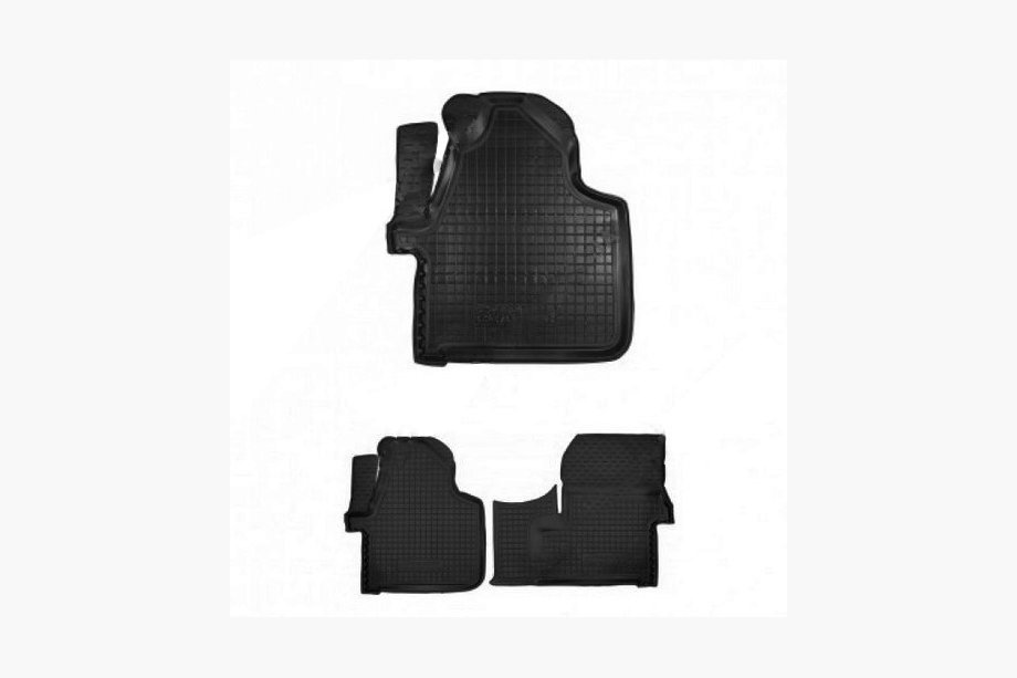 Volkswagen Crafter 2006-2016 Dywaniki gumowe z rantem (Autogumm) Image