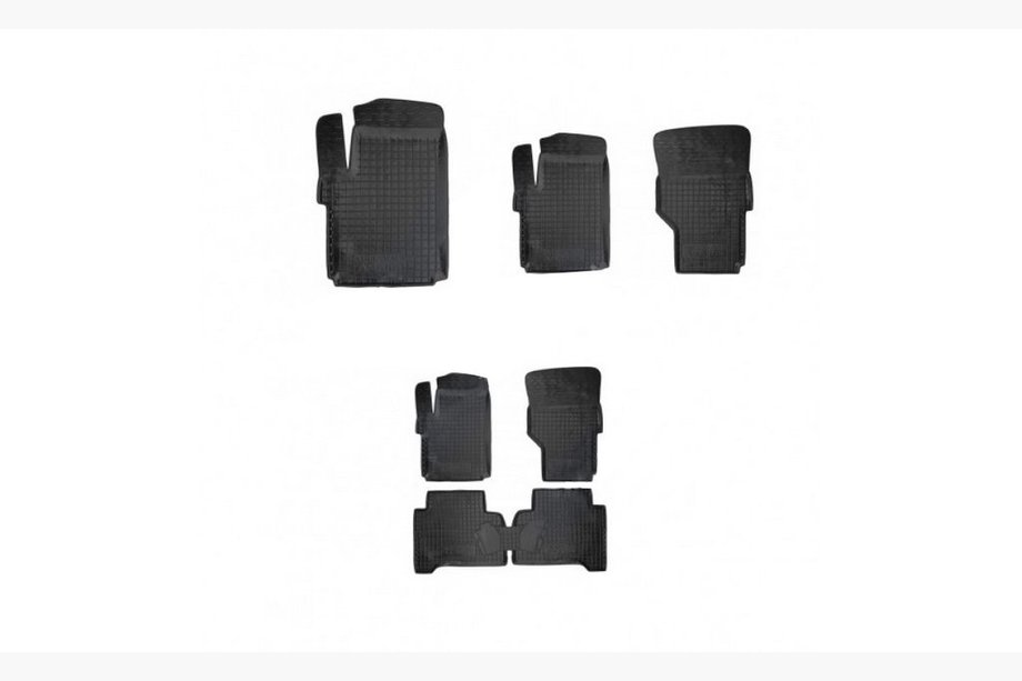 Volkswagen Amarok 2010-2022 Dywaniki gumowe z rantem (Autogumm) Image