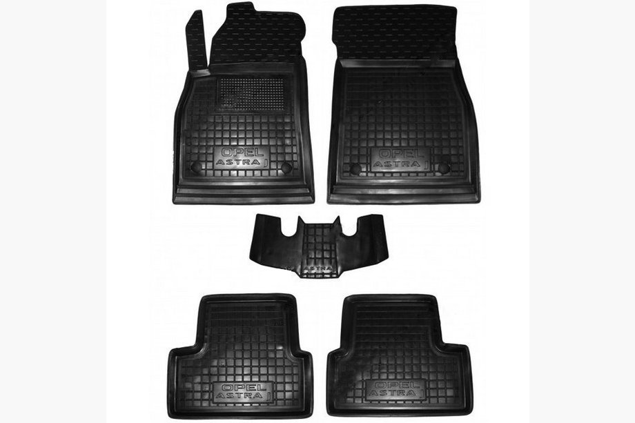 Opel Astra J 2009-2015 Dywaniki gumowe z rantem (Autogumm) Image