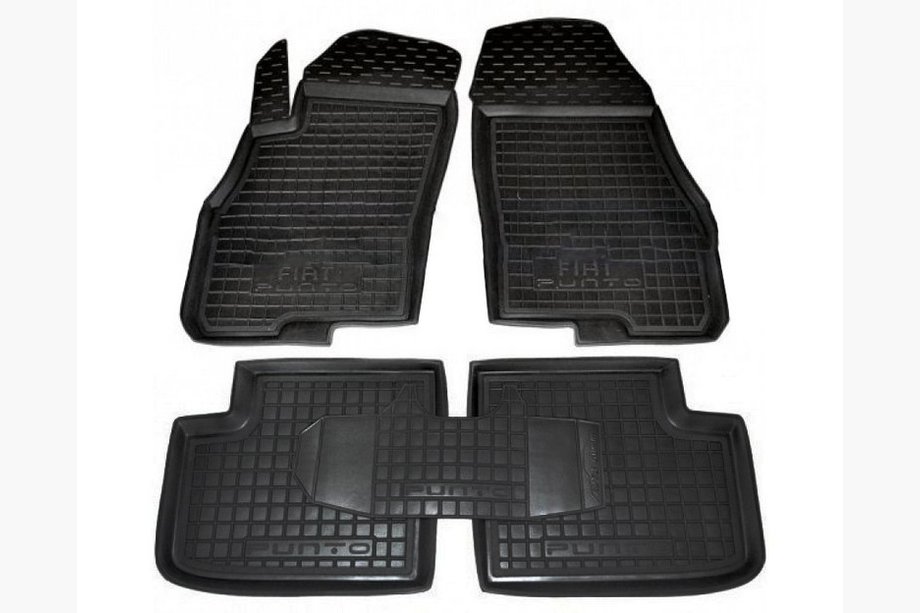 Fiat Punto 1999-2006 Dywaniki gumowe z rantem (Autogumm) Image