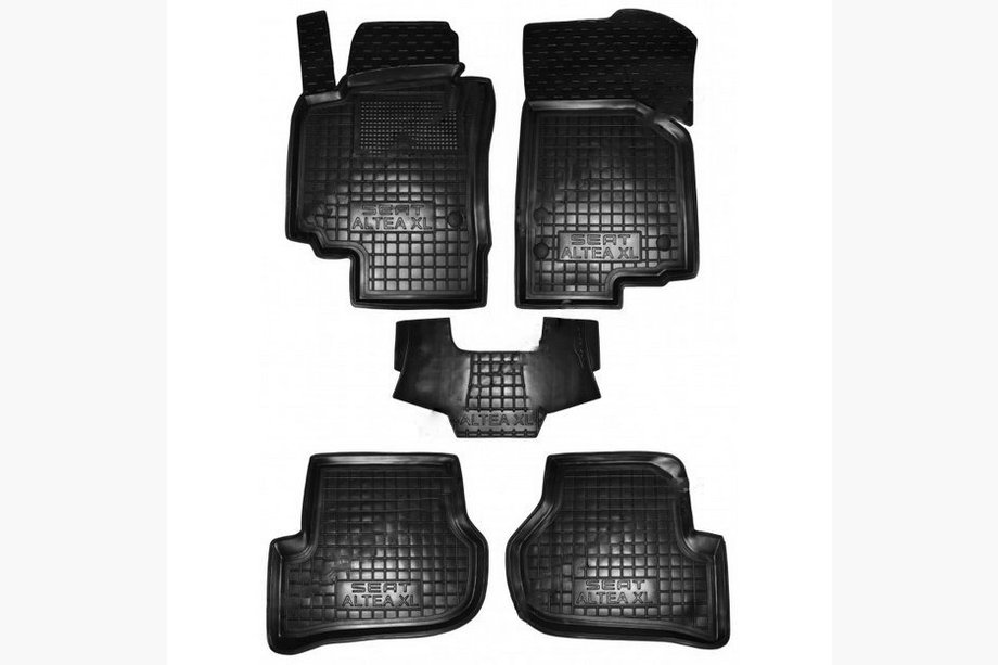 Seat Altea 2004-2015 Gumowe dywaniki z rantem XL (Autogumm) Image