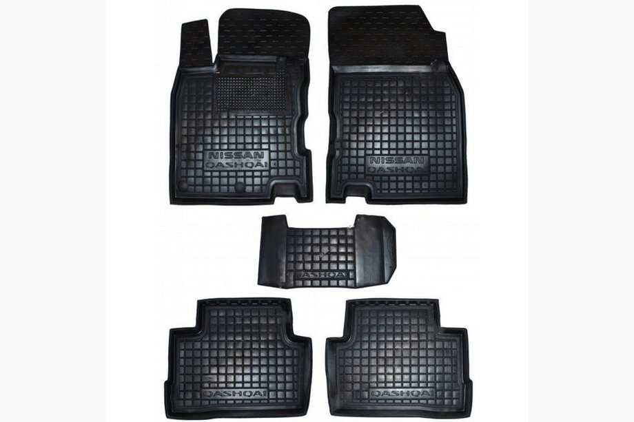 Nissan Qashqai 2014-2021 Dywaniki gumowe z rantem (Autogumm) Image