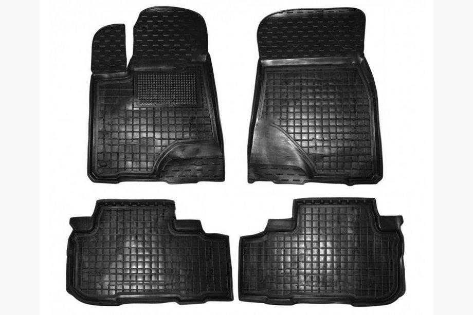 Toyota Highlander 2013-2019 Dywaniki gumowe z rantem (Autogumm) Image