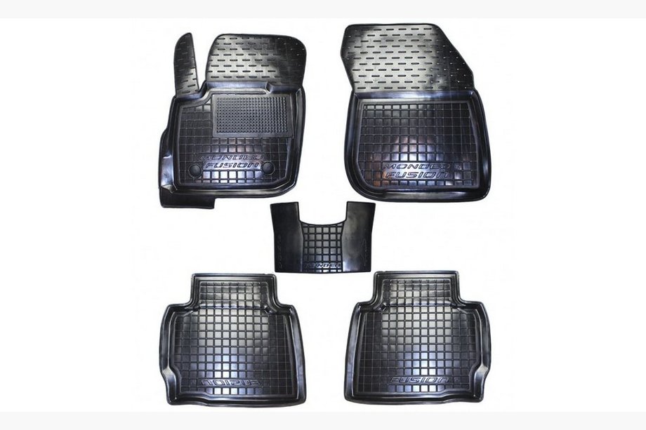 Ford Mondeo 2014-2022 Dywaniki gumowe z rantem (Autogumm) Image