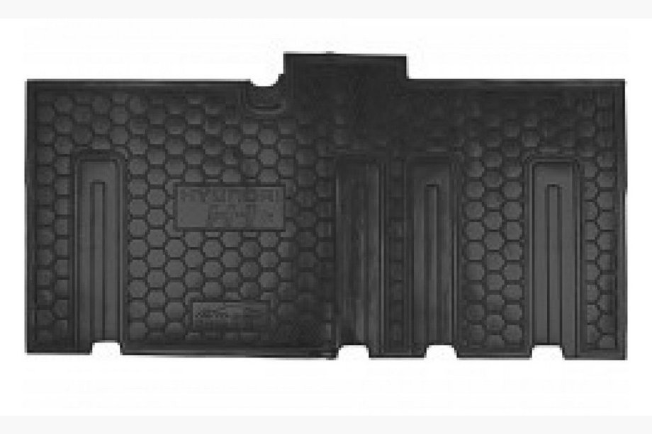 Hyundai H300, H1, Starex 2008-2020 Gumowe dywaniki z rantem drugi rząd (Autogumm) Zdjęcia 1