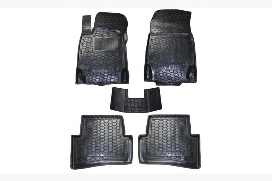 Renault Captur 2013-2019 Dywaniki gumowe z rantem (Autogumm) Image