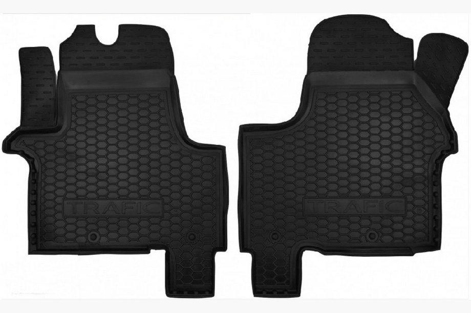 Opel Vivaro 2015-2019 Przednie dywaniki gumowe z rantem (Autogumm) Image
