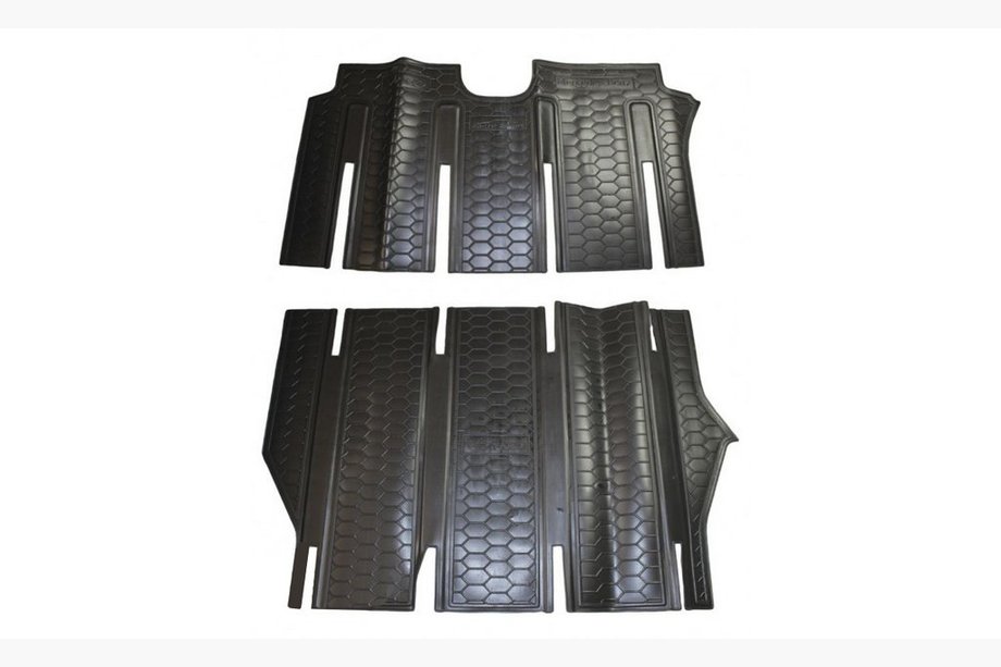 Mercedes Viano 2004-2014 Gumowe dywaniki z rantem Tylne Long (Autogumm) Image