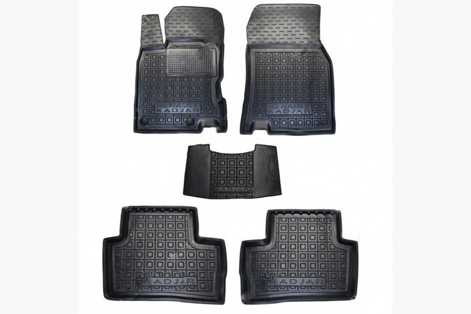 Renault Kadjar 2015-2022 Dywaniki gumowe z rantem (Autogumm) Image
