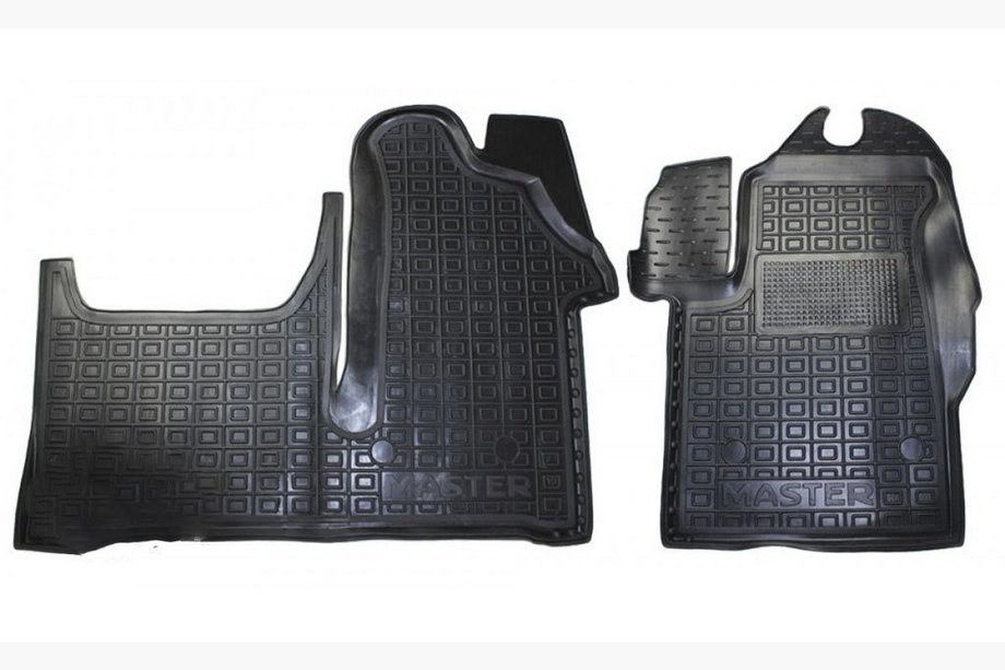 Renault Master 2011-2023 Dywaniki gumowe z rantem (Autogumm) Image