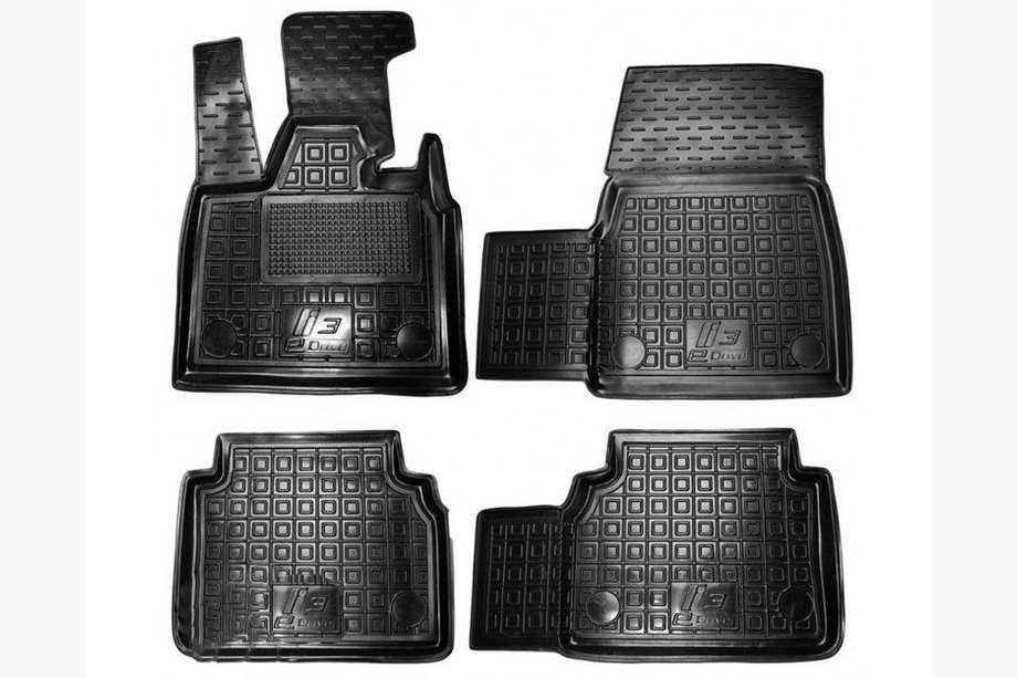 BMW I3 2013-2022 Dywaniki gumowe z rantem (Autogumm) Image