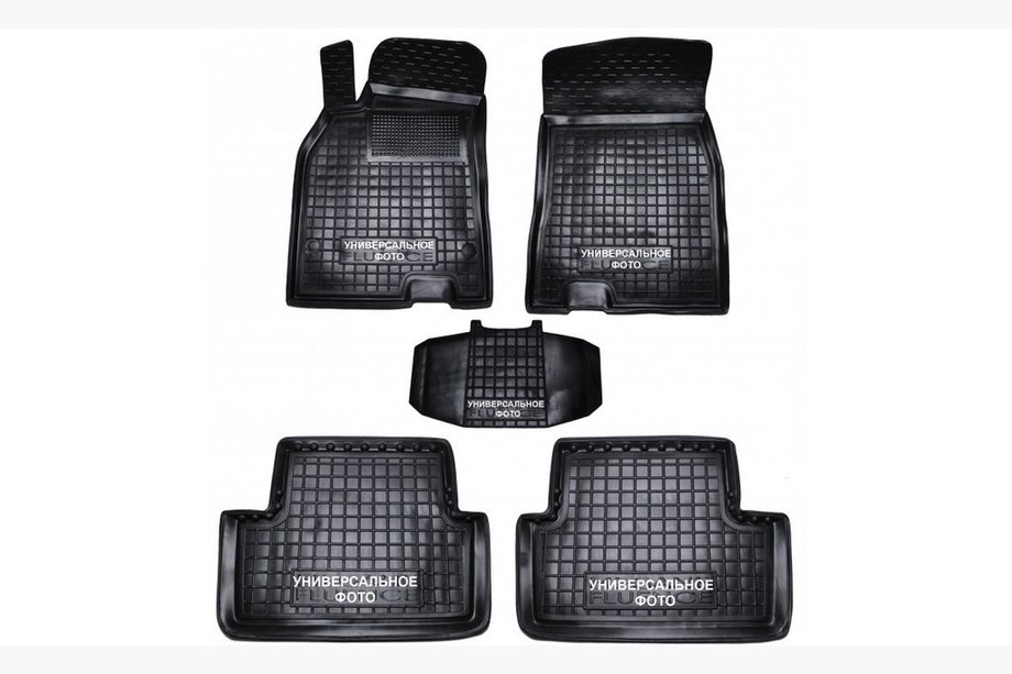Audi A6 C7 2011-2017 Dywaniki gumowe z rantem (Autogumm) Image