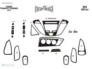 Ford Custom 2013-2022 Nakładki na Deskę Rozdzielczą Aluminium zdjęcia 3