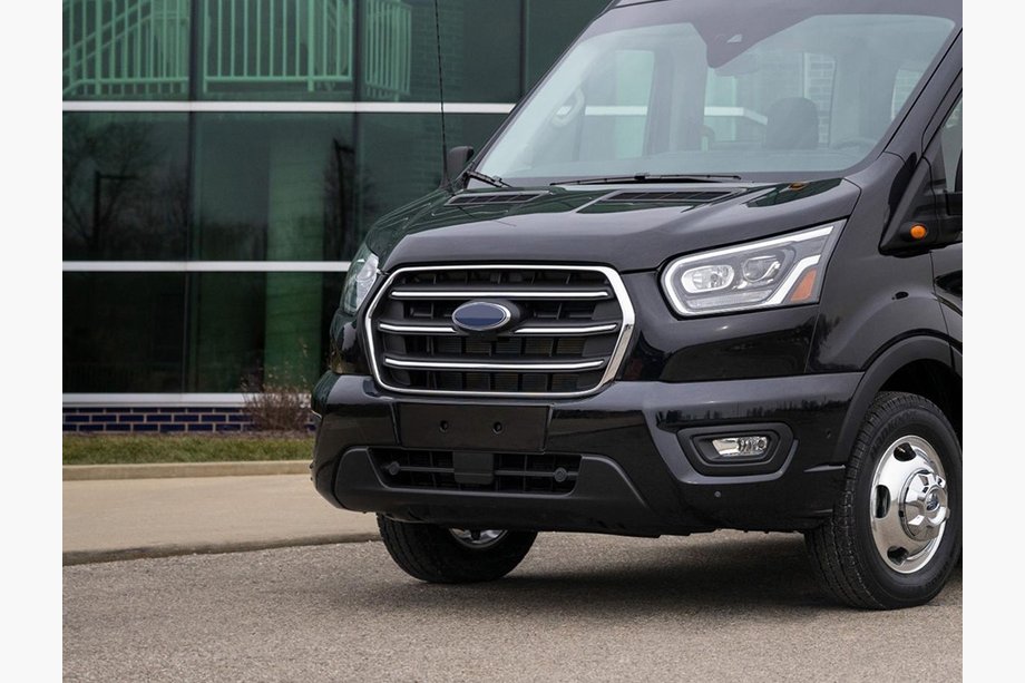 Ford Transit 2014- Nakładki na Grill Chromowane (2019+, 4 szt, Stal Nierdzewna) OmsaLine - Włoska Stal Nierdzewna Image