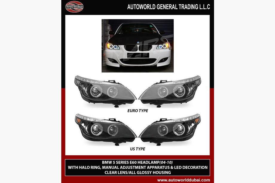 BMW 5 Series E60/E61 2003-2010 Reflektory przednie (2 szt) Image