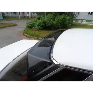 Spoiler na szybę tylną (ABS, czarny)