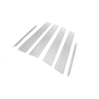 Listwy Słupków Drzwi ze Stali Nierdzewnej (6 szt.) Skoda Octavia III A7 2013-2019 zdjęcia 2