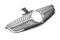 Mercedes C-class W204 2007-2015 Przedni Grill Diamond Silver (do C63) 2007-2011 zdjęcia 2