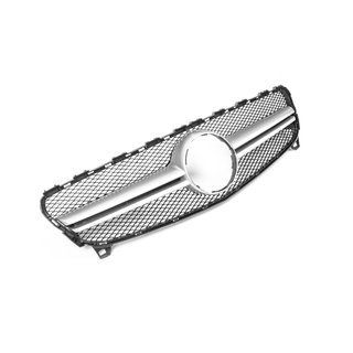 Przedni Grill AMG Silver (2015-2018) Mercedes A-сlass W176 2012-2018 zdjęcia 1
