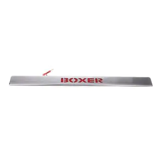 Listwa chromowana nad tablicą rejestracyjną z czerwonym LED (stal nierdzewna) Peugeot Boxer 2006-2025 zdjęcia 2