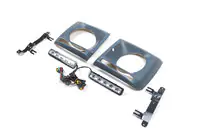 Mercedes G class W463 1990-2018 Nakładki na reflektory z LED (5 diod, komplet) zdjęcia 1