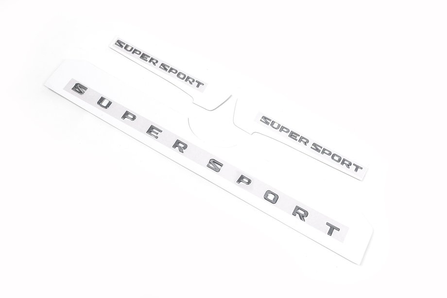 Toyota Land Cruiser 200 2007-2021 Zestaw emblematow Supersport (3 szt) Image