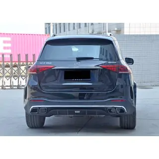 Dyfuzor tylny z końcówkami wydechu GLE63 Silver (2018-2026) zdjęcia 1