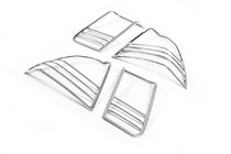 Honda Civic Sedan VII 2001-2006 Chromowane Nakladki na Tylne Lampy (2 szt, plastik) zdjęcia 2