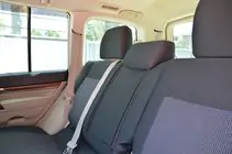 Mitsubishi Pajero Wagon IV 2006-2021 Pokrowce Samochodowe (Skóra Syntetyczna↗Tkanina, Premium) zdjęcia 6