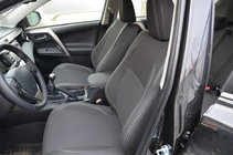 Toyota Rav 4 2013-2018 Pokrowce Samochodowe (Skóra Syntetyczna↗Tkanina, Premium) zdjęcia 1