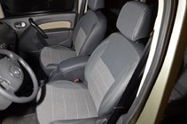 Mercedes Citan 2013-2021 Pokrowce Samochodowe (Skóra Syntetyczna↗Tkanina, Premium) Na Przednie Fotele zdjęcia 5