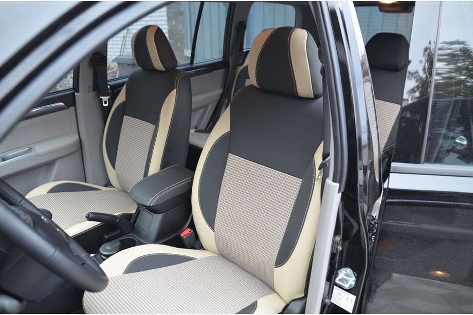 Mitsubishi Pajero Sport 2008-2015 Pokrowce Samochodowe SoyuzAuto Premium Zdjęcia 1