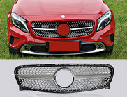 Mercedes GLA X156 2014-2019 Atrapa Chłodnicy Diamond Silver (2014-2016) zdjęcia 6