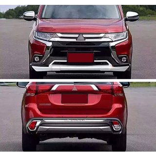 Nakładki przednie i tylne (2 szt., 2015-2018) Mitsubishi Outlander 2012-2021 zdjęcia 1