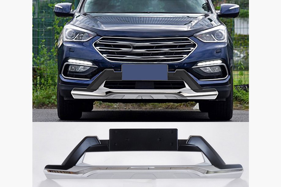 Hyundai Santa Fe 3 2012-2018 Nakładki na zderzak przedni i tylny (2016-2018) Image