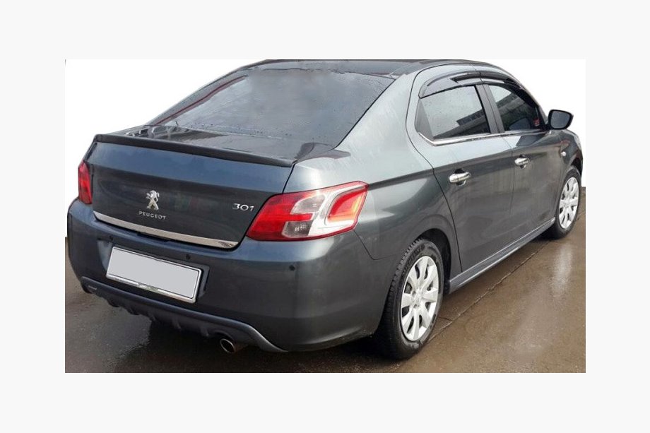 Peugeot 301 2012- Nakładka na tylny zderzak (2012-2017, z podkładem do lakierowania) Image