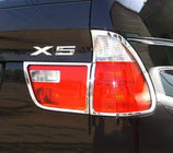 BMW X5 E53 1999–2006 Chromowane Nakładki na Tylne Lampy (Plastik) zdjęcia 1
