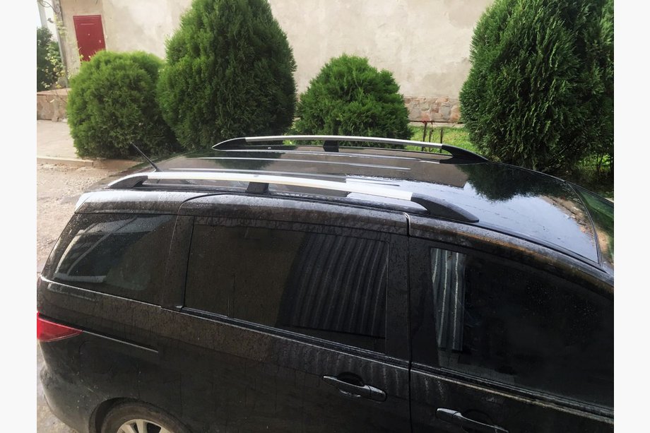Mazda 5 2010-2018 Relingi dachowe aluminiowe (chrom) Zdjęcia 1