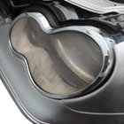 Mercedes C-class W203 2000-2007 Nakładki na reflektory (2 szt., Plastik) zdjęcia 2