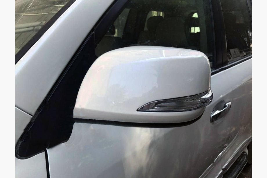 Toyota Land Cruiser Prado 150 2009-2023 Nakładki na Lusterka (z Kierunkowskazem, Styl 2014) Czarny Image