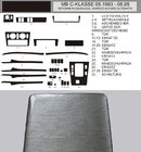 Mercedes C-class W202 1993-2001 PROMOCJA! Nakładki na deskę rozdzielczą w stylu aluminium (1993-1995) zdjęcia 1