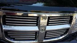 Dodge Nitro 2006-2011 Chromowane listwy na grill (stal nierdzewna) zdjęcia 2