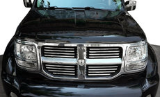 Dodge Nitro 2006-2011 Chromowane listwy na grill (stal nierdzewna) zdjęcia 1