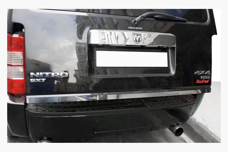 Dodge Nitro 2006-2011 Listwa bagażnika stal nierdzewna Image