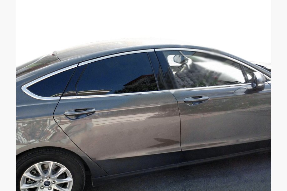 Ford Fusion 2012-2020 Kompletny zestaw listew okiennych stal nierdzewna (12 szt.) Image