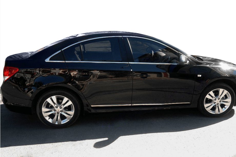 Chevrolet Cruze 2009–2015 Chromowane Nakładki na Listwy Drzwiowe (Stal Nierdzewna) Image