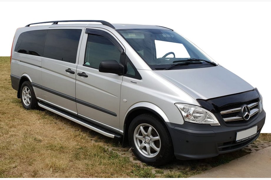 Mercedes Vito W639 2004-2014 Progi boczne Fullmond (2 szt., aluminium) Krótka i Średnia Image