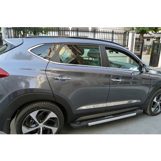 Listwy drzwiowe (szerokie, 4 szt, stal nierdzewna) zdjęcia 1