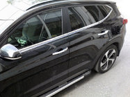Hyundai Tucson TL 2016-2021 Listwy dolne okien stal nierdzewna (6 szt.) Carmos - Turecka Stal Nierdzewna zdjęcia 1