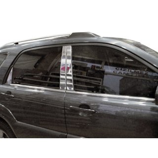 Nakładki na słupki ze stali nierdzewnej (6 szt.) Kia Sportage 2004-2010 zdjęcia 1